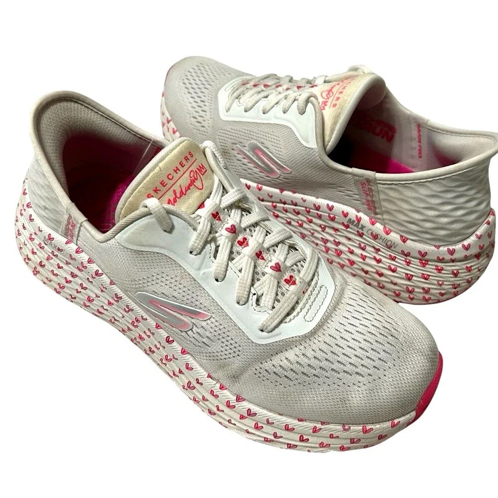 Skechers x JGoldcrown Max Cushioning Elite 2.0 Heart Chaser Women 129630  Sz 7